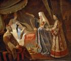 Metropolitan Alexis Healing the Tatar Queen Taidula from Blindness