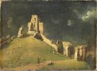 Corfe Castle, Dorset, 1764 (oil on canvas)