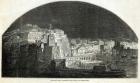 Burford's New Panorama of Naples by Moonlight, from 'The Illustrated London News', 11th January 1845 (engraving)