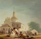 The Hermitage of San Isidro, Madrid, 1788 (oil on canvas)
