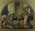St. Charles Borromeo (1538-84) Visiting the Plague Victims in Milan in 1576 (oil on canvas)