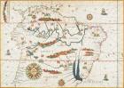 Map of America, 1878 (colour litho)