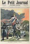 The Panama Affair, from the front page of the illustrated supplement of 'Le Petit Journal', 8th April 1893 (color litho)