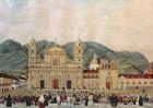 The Plaza de Bolivar, Bogota, 1837 (w/c on paper)
