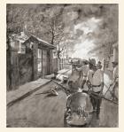 Manila during the Philippine-American War. Filipino attack on the barracks of Co. C, 13th Minnesota Volunteers, during the Tondo Fire.