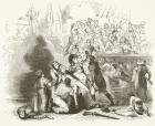 The death of Lord Nelson at the Battle of Trafalgar, from 'The National and Domestic History of England' by William Hickman Smith Aubrey (1858-1916) published London, c.1890 (litho)