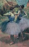 Dancers in Violet (pastel on paper)