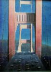 The Golden Gate Bridge, 1992 (acrylic on canvas)