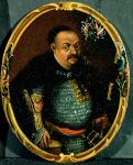 Portrait of Bohdan Khmelnytsky (c.1595-1657) (oil on panel)