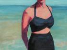At the Beach, 2014, (oil on canvas)