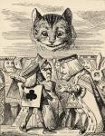 The King of Hearts arguing with the Executioner, from 'Alice's Adventures in Wonderland' by Lewis Carroll, published 1891 (litho)