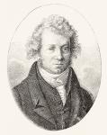 André-Marie Ampère, 1775  1836. French physicist and mathematician. From Nuestro Siglo, published 1883.