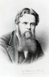 William Holman Hunt, engraving after a photograph, c.1865 (engraving) (b/w photo)