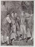 Paul Revere at Lexington, from Harper's Young People, 1889 (litho)