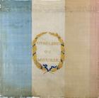 Tricolore with the motto 'Live Free or Die', 1792 (painted fabric)