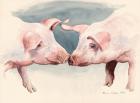 Two Little Piggies, 2012 (w/c on paper)