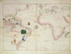 The New World, from an Atlas of the World in 33 Maps, Venice, 1st September 1553 (ink on vellum) (see also 330961)