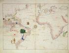 The New World, from an Atlas of the World in 33 Maps, Venice, 1st September 1553 (ink on vellum) (see also 330961)