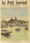 View of Bangkok, from 'Le Petit Journal', 12th August 1893 (coloured engraving)