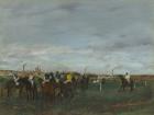 The Races, 1871-2 (oil on wood)