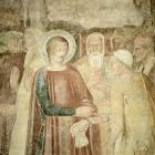 Detail of St. Ranieri in the Holy Land, mid 14th century (fresco)