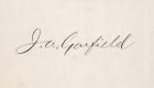 Signature of James Abram Garfield (litho)