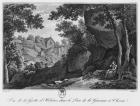 View of Heloise grotto in the park of La Garenne at Clisson, illustration from 'Voyage pittoresque dans le bocage de la Vendee ou vues de Clisson et de ses environs', 1817 (aquatint)