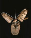 Kwakiutl transformation mask (polychrome wood)