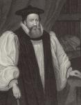 Portrait of George Abbot (1562-1633) Archbishop of Canterbury, from 'Lodge's British Portraits', 1823 (engraving)