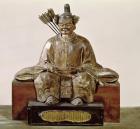 The Sadaijin in ceremonial costume, Muromachi Period (polychrome wood)