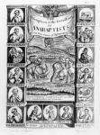 Description of the several sorts of Anabaptists, 1645 (engraving) (b/w photo)