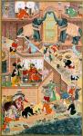The building of the Fatehpur Sikri Palace, from the 'Akbarnama', c.1590, Mughal, (illustrated text)