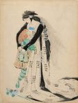 Costume Design for the Death of Tintagiles, 1912 (w/c on paper)