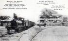 Postcard of the station at Kelle, c.1908 (b/w photo)
