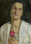 The Sculptress Clara Rilke-Westhoff (1878-1954) 1905 (oil on canvas)