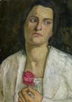 The Sculptress Clara Rilke-Westhoff (1878-1954) 1905 (oil on canvas)