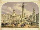 Trafalgar Square, published by the Dickinson Brothers, 19th century (print)