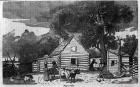 Negro Cabin, from 'A Pictorial Description of the United States', by Sear, 1855 (engraving) (b&w photo)