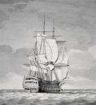 English Line-of-Battle Ship, 18th century