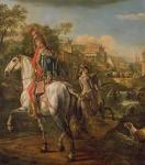 A Hussar on horseback, 1773