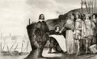 Louis XIII (1602-43) at the siege of La Rochelle in October 1628, from 'Histoire de France' by Colart, published c.1840 (engraving)