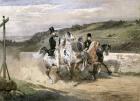 Horace Vernet and his Children Riding in the Country