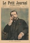 Paul Deroulede, front cover illustration from 'Le Petit Journal', supplement illustre, 3rd November 1895 (colour litho)