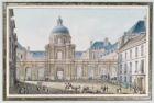 View of the Palais du Senat Conservateur (Le Luxembourg) Paris (w/c on paper)