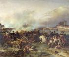 Battle of Montereau, 18th February 1814 (oil on canvas)