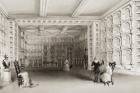 The Oak Room, Malahide Castle, County Dublin, Ireland, from 'Scenery and Antiquities of Ireland' by George Virtue, 1860s (engraving)