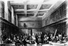 The Sixth Reading Room of The British Museum, published in 'London Interiors', 1841 (engraving)