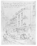 The Old Hare and Hounds, Buckridge Street, St Giles in1818 (drawing)