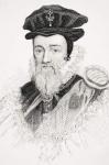 William Cecil, illustration from 'England's Old Worthies' by Lord Brougham, published c.1880 (engraving)
