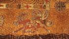 Detail of a carpet, Noin Ula, Xiongu Era (wool, silk & applique)